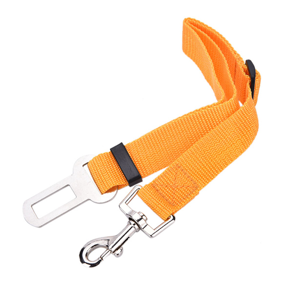 Adjustable Pet Cat Dog Car Safety Belt Collars Pet Restraint Lead Travel Clip Car Safety Harness