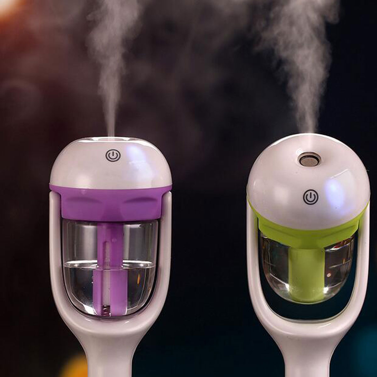 New Mini 12V Car Steam Humidifier Air Purifier Aroma Diffuser Essential oil diffuser