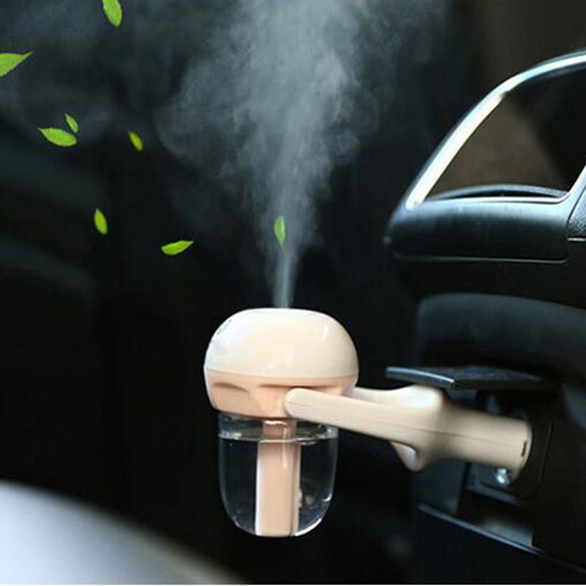 New Mini 12V Car Steam Humidifier Air Purifier Aroma Diffuser Essential oil diffuser