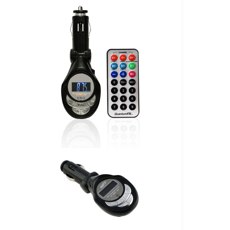 Auto Kit Cigarette FM Transmitter Modulator With USB Port &amp; SD Card Slot Wireless Car MP3 Player