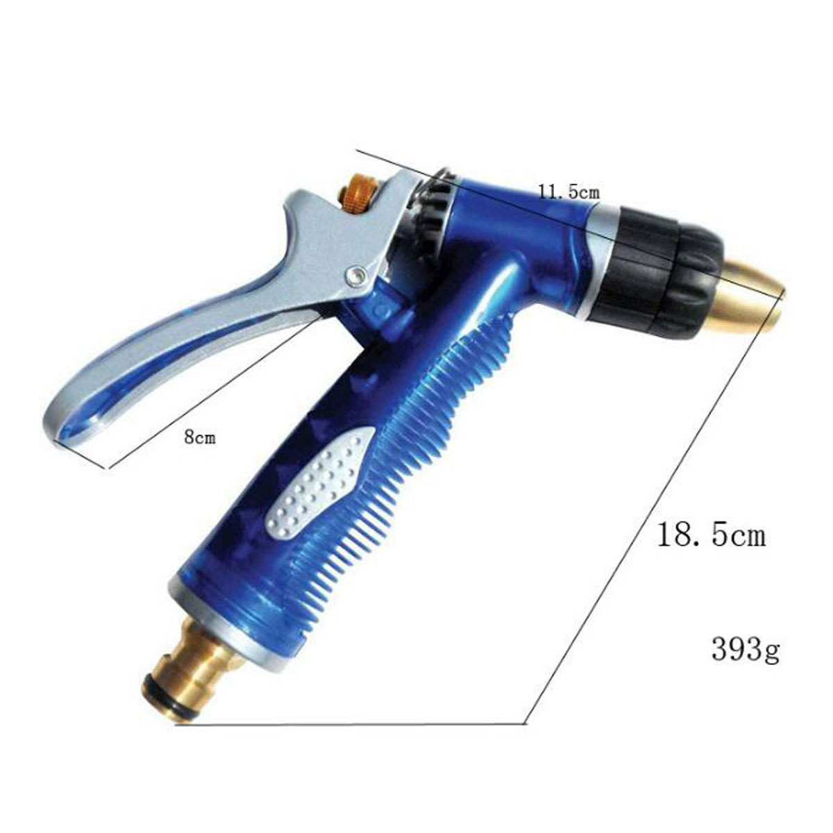 Car Washing Water Gun Adjustable High Pressure Washer Gun Copper Car Gun Washer Home Garden