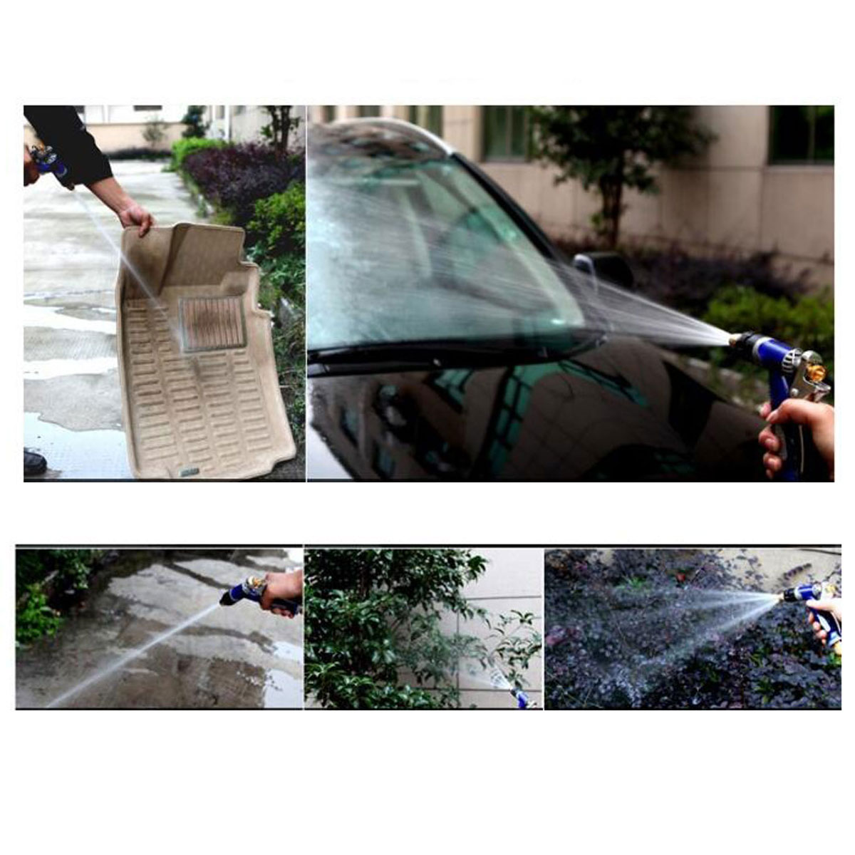 Car Washing Water Gun Adjustable High Pressure Washer Gun Copper Car Gun Washer Home Garden