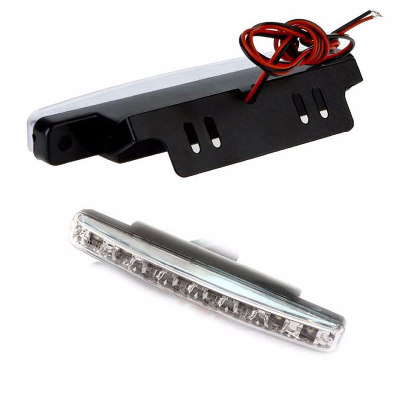 Car Styling Car Driving light Super Bright Car 8-LED DRL Day Time Car Headlight Runing Light Kit