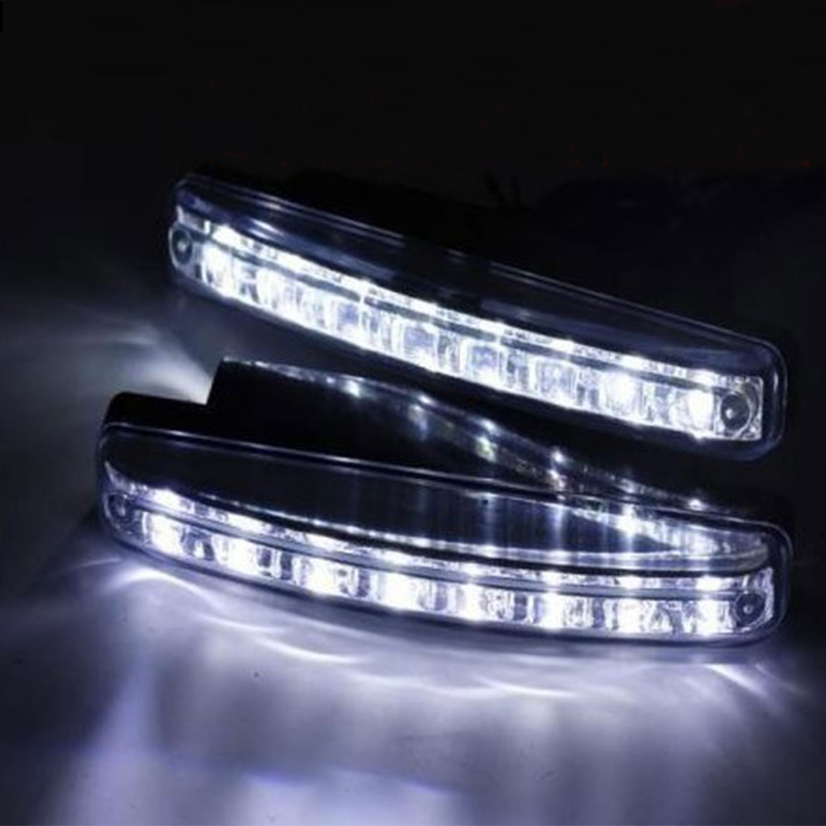 Car Styling Car Driving light Super Bright Car 8-LED DRL Day Time Car Headlight Runing Light Kit