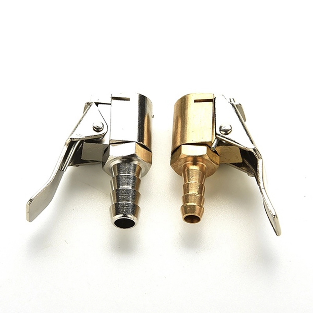 New 6MM Tire  Pure Copper Inflatable Chuck Pneumatic Connector Pump Adapter