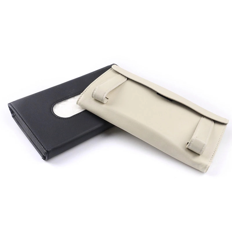 1Pc Car Tissue Box Towel Sets Auto Sun Visor Tissue Boxes Holder