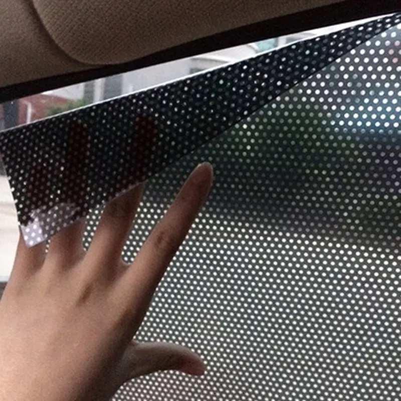 2pcs/Lot Universal UV Sticker Car Sunshades Sticker Side Window Sunshades Sunscreen Film Sticker