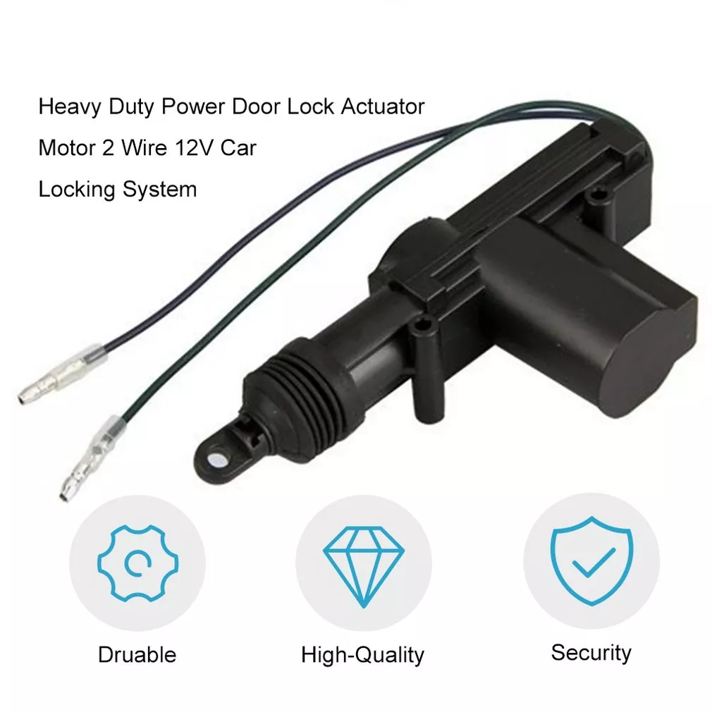 Universal Heavy Duty Power Door Lock Actuator Motor 2 Wire 12V Car Locking System Actuator Kit