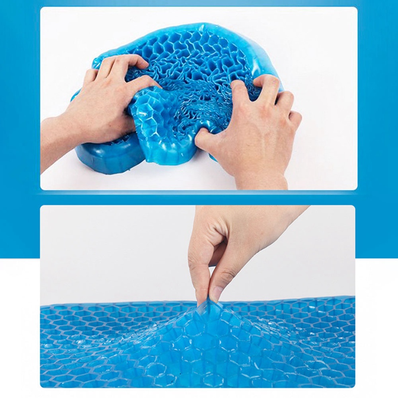 1 PC New  Breathable Ass Car Chair Cushion Ice Pad Gel Pad