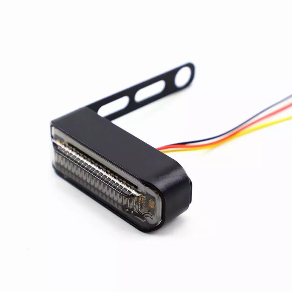 1Pair Motorcycle Lighting LED DRL Flowing Turn Signal Light Stop Signals Tail Brake Lamp