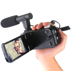 Digital camera LCD 24 million HD external microphone camera digital camera 18x zoom PC camera