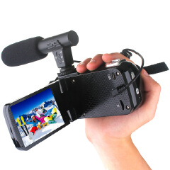 Digital camera LCD 24 million HD external microphone camera digital camera 18x zoom PC camera
