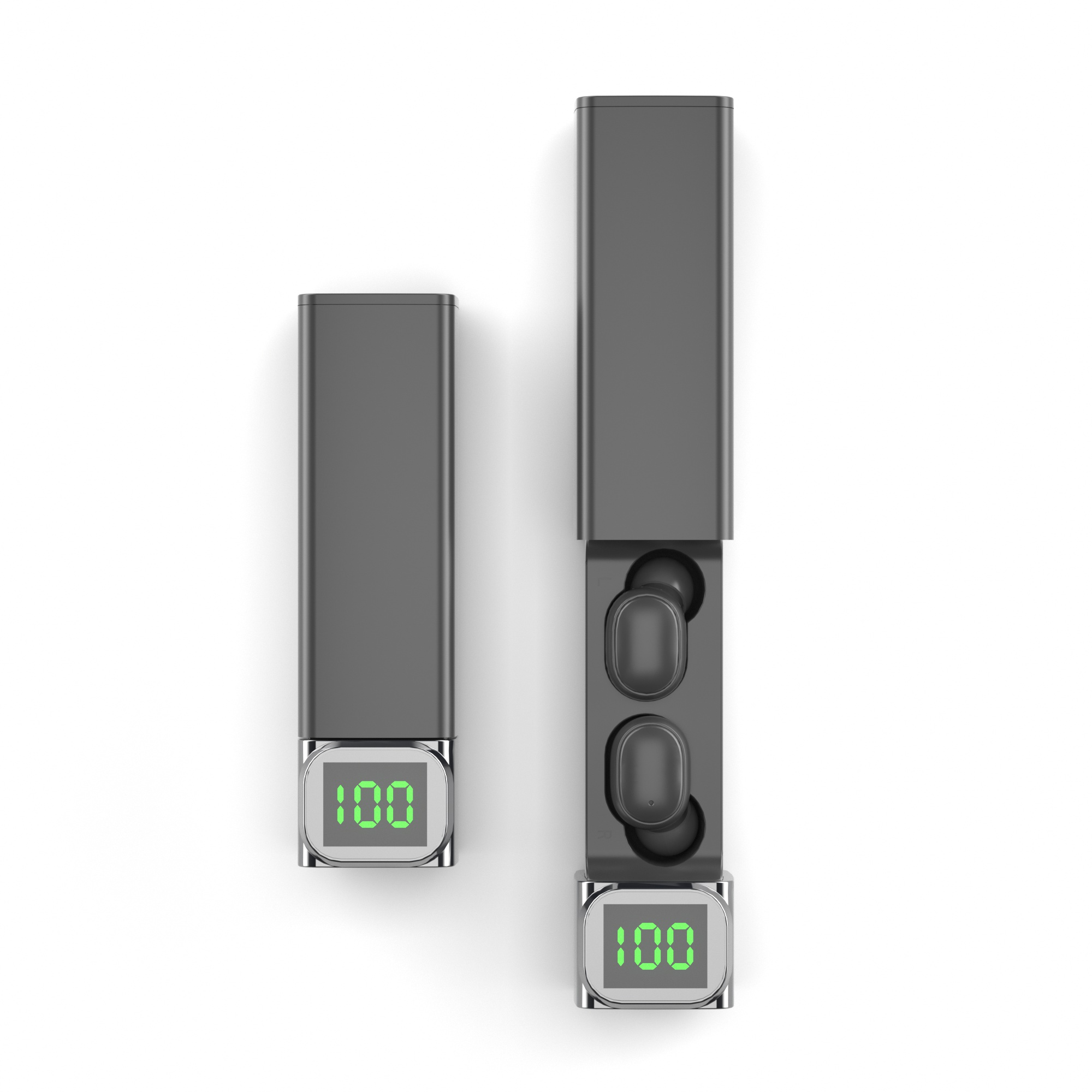 Earphones Bluetooth Earphones New bqc-01 private model wireless Bluetooth headset TWS key digital display sports Mini in ear 5.1