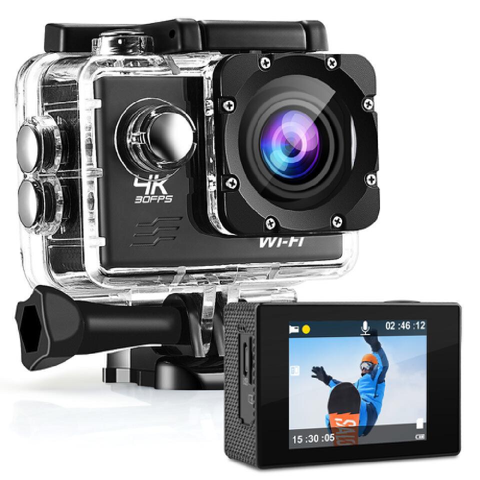 Digital camera Sports Camera 4K HD underwater camera with anti shake outdoor camera wireless remote control WiFi waterproof sports DV