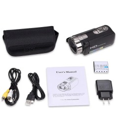 Harambee Hot Sale HD Digital Camera DV recorder 1080p 24 megapixel Professional DV camera Ultra high definition black routine