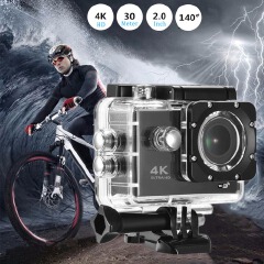 Harambee 2022 NEW 2.0" H16-6S Action Camera HD 720P Waterproof DVR Wifi Sport Camera Remote Control Action Dash Cam Loop Recording Video