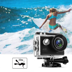 Harambee 2022 NEW 2.0" H16-6S Action Camera HD 720P Waterproof DVR Wifi Sport Camera Remote Control Action Dash Cam Loop Recording Video