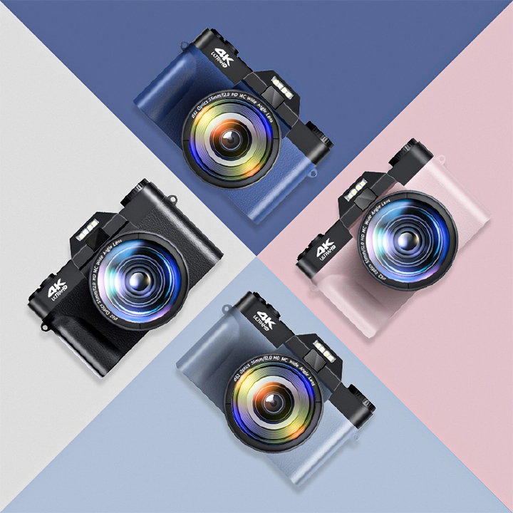 48mp compact digital camera photography wifi 4k youtube vlog camcorder live vintage camcorder 16x autofocus dv