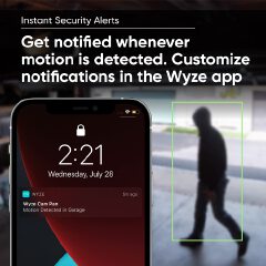 1080p Wi-Fi Indoor Smart Home Camera with Color Night Vision, 2-Way Audio, Compatible with Alexa & The Google Assistant