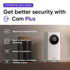 1080p Wi-Fi Indoor Smart Home Camera with Color Night Vision, 2-Way Audio, Compatible with Alexa & The Google Assistant