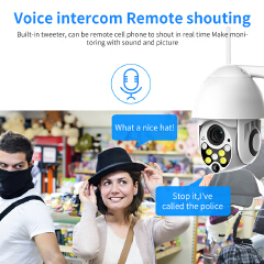 IP Camera Wifi Outdoor AI Human Detection Audio 1080P Wireless Security CCTV Camera P2P RTSP 4X Digital Zoom Wifi Camera