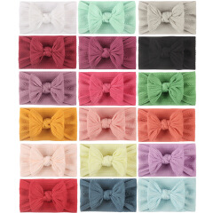2pcs Baby Headband Bows Hairband For Girls Princess Hair Accessories Kids Cord Headwrap Infant Wide Turban Bandeau Enfant