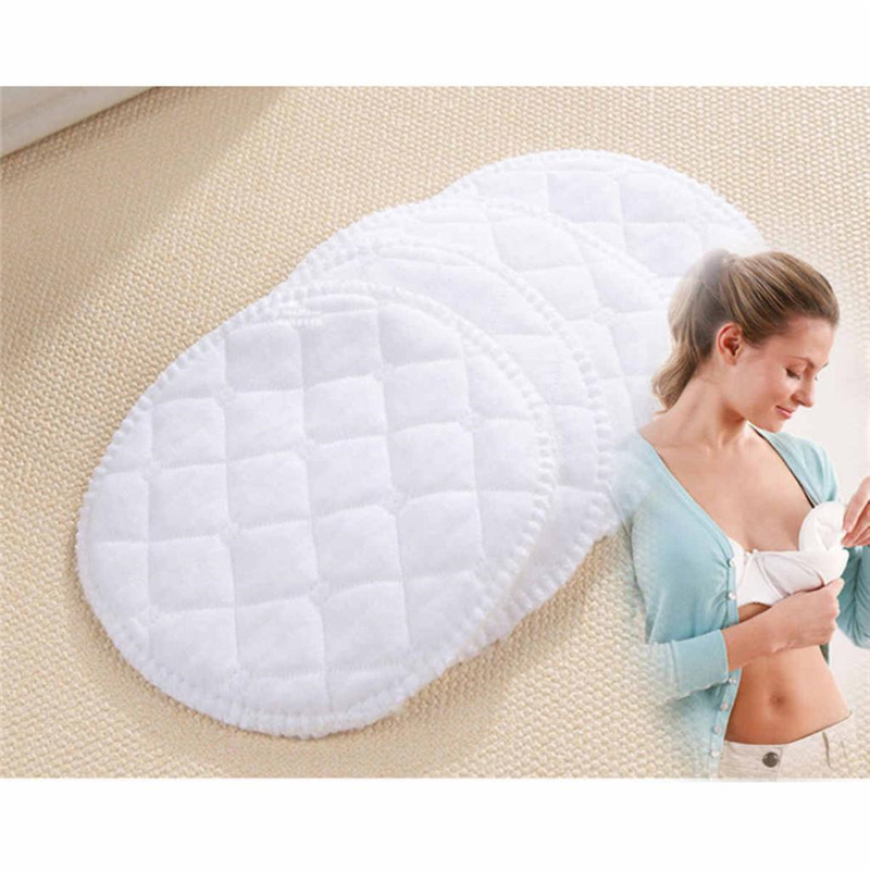 Reusable Nursing Breast Pads Washable Soft Absorbent Baby Breastfeeding Breast Pads Cotton 10Pcs