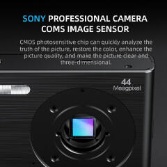 Digital SLR Camera 44MP Mini Camera 2.7K HD Photo Digital Camera Mini Children's Home Campus Photography Convenient Card Camera Micro Single HD Photography