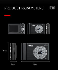 Digital SLR Camera 44MP Mini Camera 2.7K HD Photo Digital Camera Mini Children's Home Campus Photography Convenient Card Camera Micro Single HD Photography