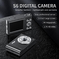 Digital SLR Camera 44MP Mini Camera 2.7K HD Photo Digital Camera Mini Children's Home Campus Photography Convenient Card Camera Micro Single HD Photography