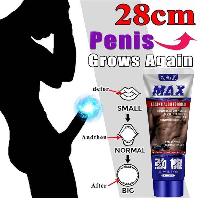 Penis Enlargement Cream Herbal Increase Size Longer Thicker Stronger Erection Enhance Sex Pump Extender Aphrodisiac Gel for Men