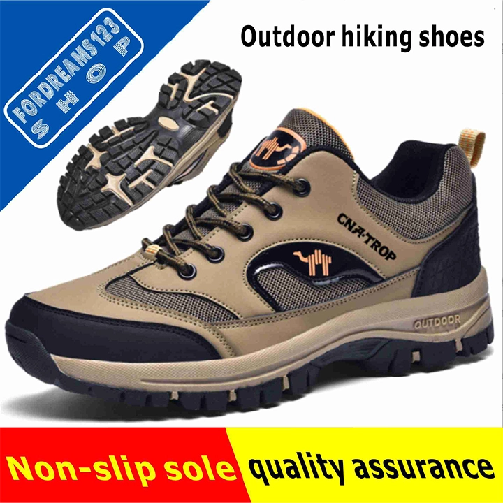 Men's outdoor plus size hiking shoes, cross-country hiking sneakers, high-top casual, men's shoes trend，sneakers