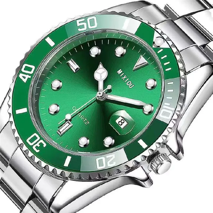 Calendar Steel Band Men's Watch High Grade Quartz Automatic Watche Luminous Waterproof Watches