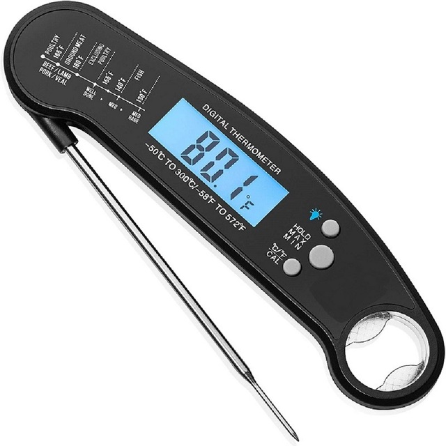 Food Thermometer Kitchen Thermometer Digital Thermometer Meat Thermometer BBQ Waterproof Kitchen Cooking Tools