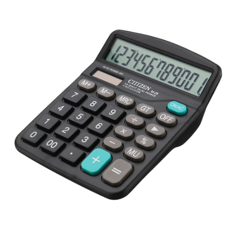 Calculator Solar Battery 2 In 1 Dual Power Big Buttons Basic 12 Digit Large Display Calcul Desktop Electronic Office Supplies