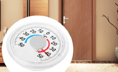 Self adhesive Round High Accuracy Thermometer For Window Indoor Outdoor Wall Greenhouse Garden Home