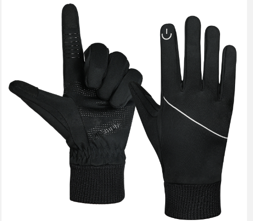 Winter Thermal Gloves, Windproof Touch Screen Warm Gloves for Driving,Cycling,Riding,Running for Men Women