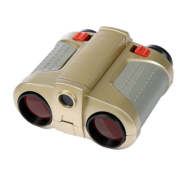 4x30 HD Powerful Binoculars Long Range Folding Mini Telescope Night View Pop-up Light  BAK4 FMC Optics Telescope For Camping