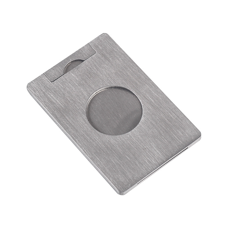 Cigar Cutter New Stainless Steel Metal Square Cutter Guillotine Cigar Scissors Gift Dining room appliances Tobacco-Related Products