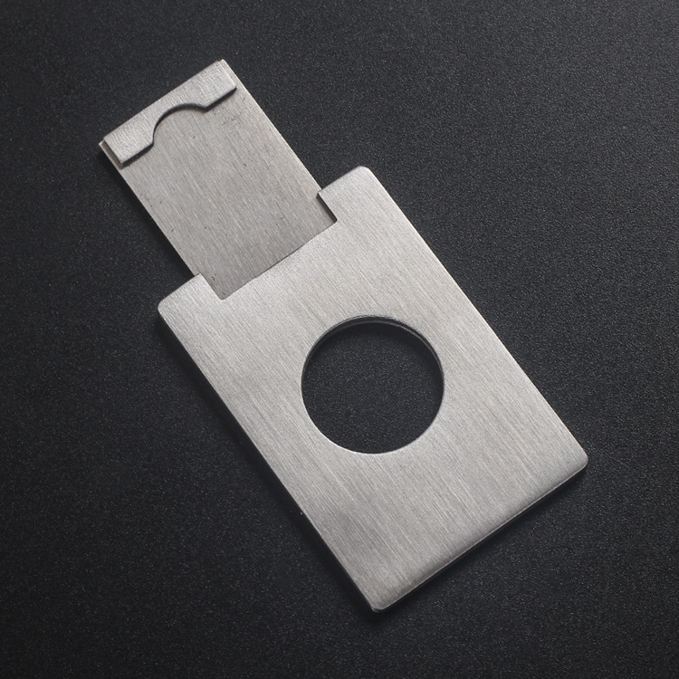 Cigar Cutter New Stainless Steel Metal Square Cutter Guillotine Cigar Scissors Gift Dining room appliances Tobacco-Related Products