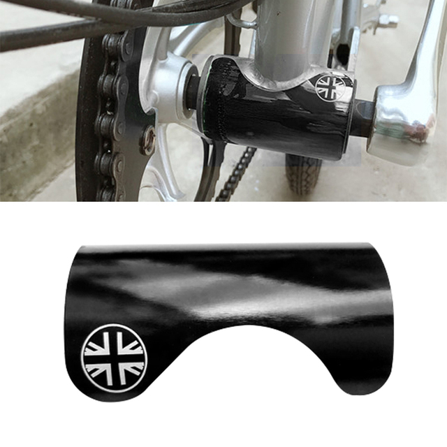 Alloy Bicycle Frame Protector Pads For Folding Bike Bottom Bracket BB Sticker Protect Guard Pad Outdoor Cycling Accesso