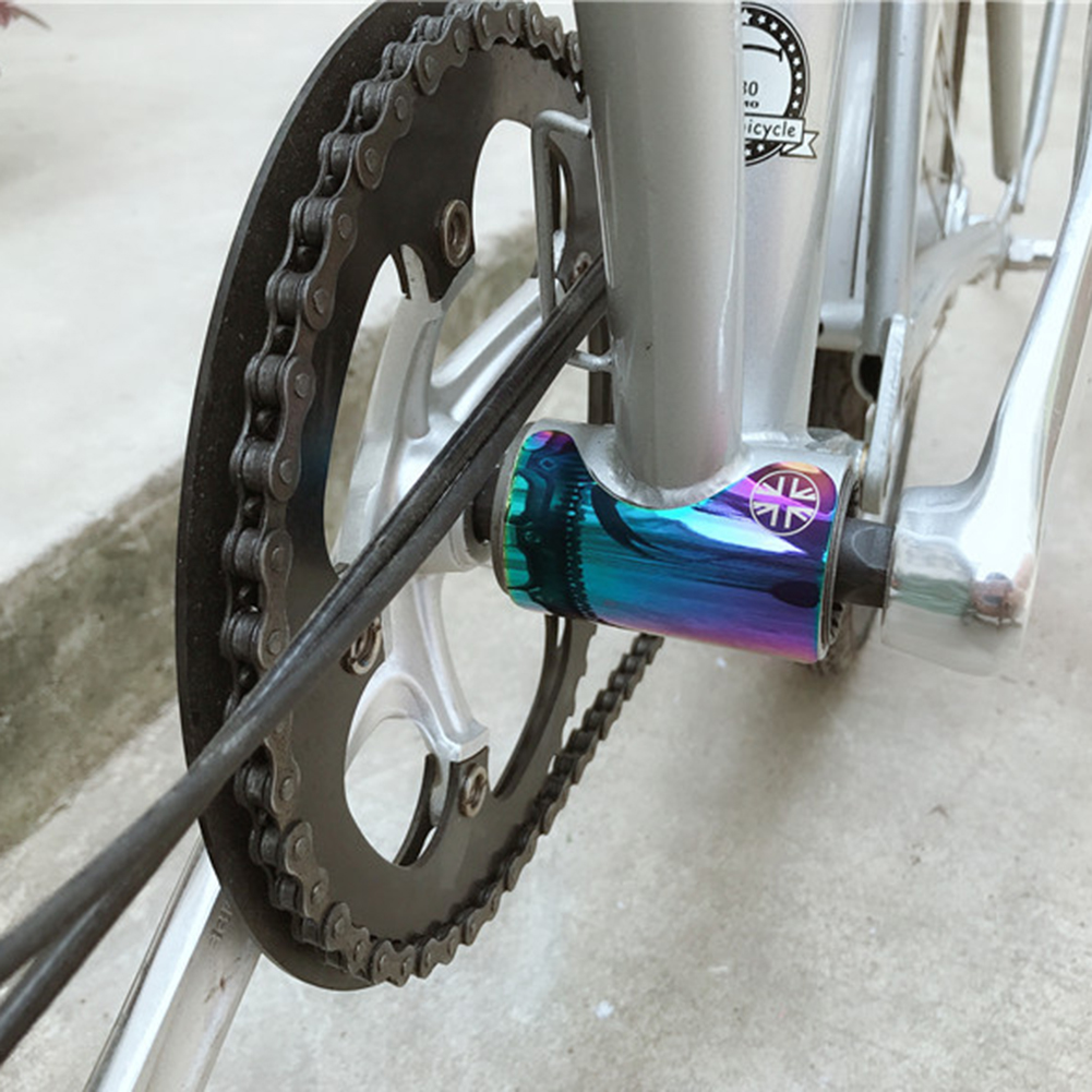 Alloy Bicycle Frame Protector Pads For Folding Bike Bottom Bracket BB Sticker Protect Guard Pad Outdoor Cycling Accesso