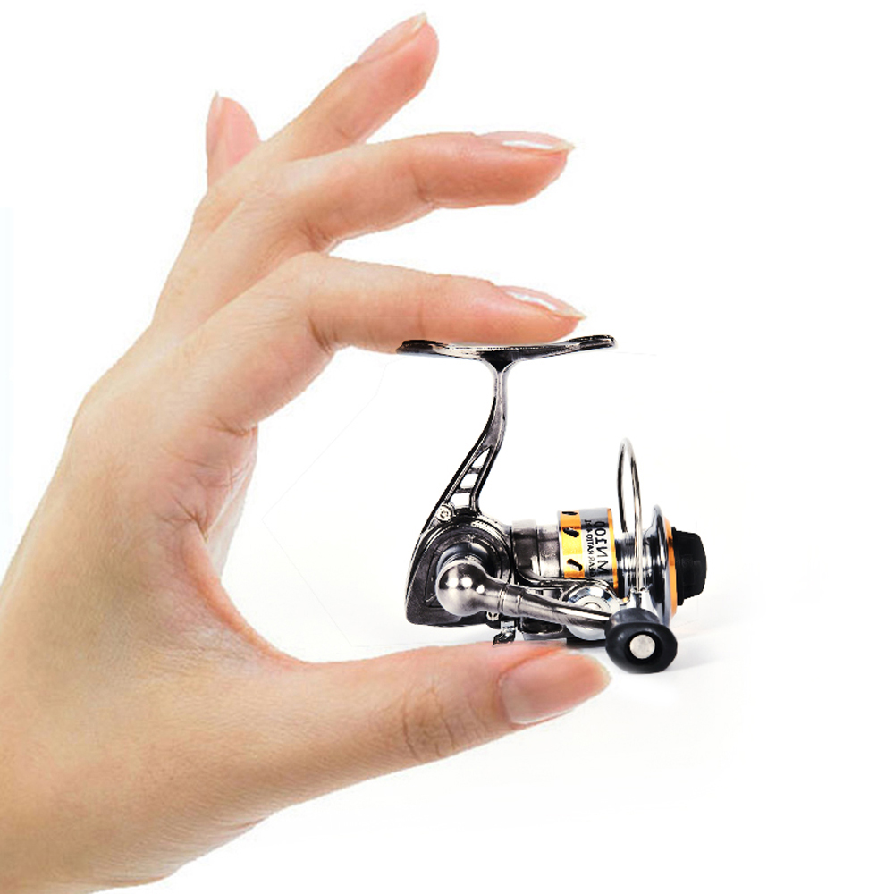 Full Metal Mini Winter Ice Fishing Reel Small Spinning Reels Carp Raft Fishing Wheel for Fish Accessories Saltwater Gear