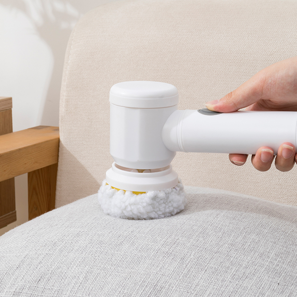 USB Charge Electric Cleaning Brush 5-in-1 Handheld Wireless Housework Kitchen Dishwashing Brush Bathtub Tile Cleaning Brush