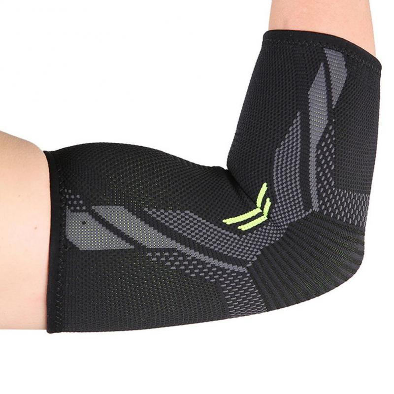 Elastic Compression Breathable Arm Elbow Sleeve Pad Sports Security Protection Basketball Volleyball Arm Sleeve Elbow Brace