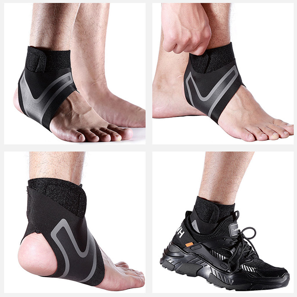 1 PC Fitness Sports Ankle Brace Gym Elastic  Ankle Support Gear Foot Weights Wraps Protector Legs Power Weightlifting