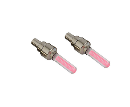 2PCS Auto Car Motorcycle Tire Air Valve Wheel Spokes Light Bike Accessories  Bicycle Bike LED Lights Tire Valve Cap Flashlight