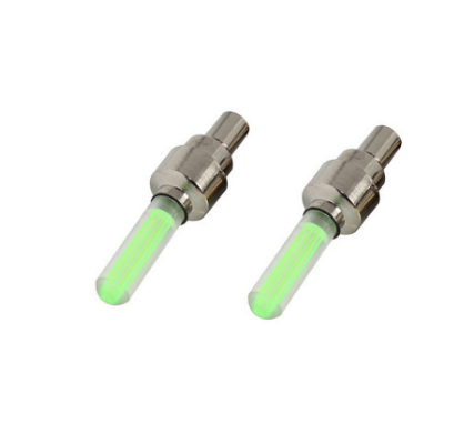 2PCS Auto Car Motorcycle Tire Air Valve Wheel Spokes Light Bike Accessories  Bicycle Bike LED Lights Tire Valve Cap Flashlight