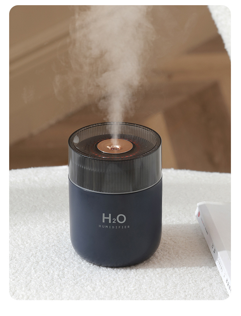 USB Humidifier Ultrasonic Mist Maker Home Office Air Freshener Mini Moisturizing Sprayer Colorful Night Lamp Auto Shut-off