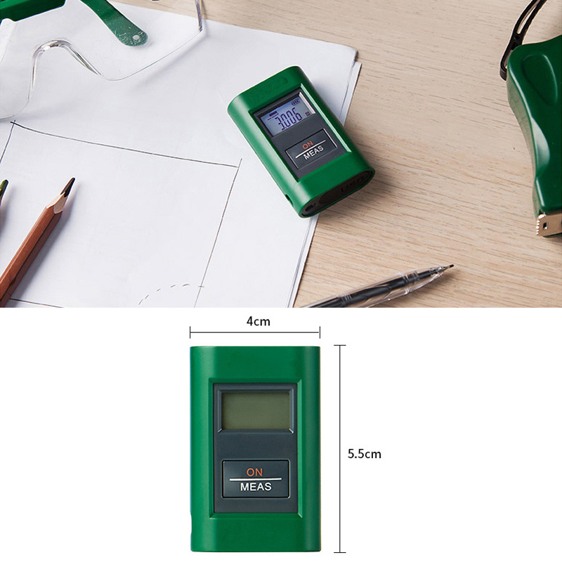 Mini Laser Rangefinder Handheld Infrared Measuring Ruler Electronic Ruler High Precision Room Measuring Instrument 40M